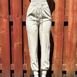 Stylish Cream Jogger Pants for Women